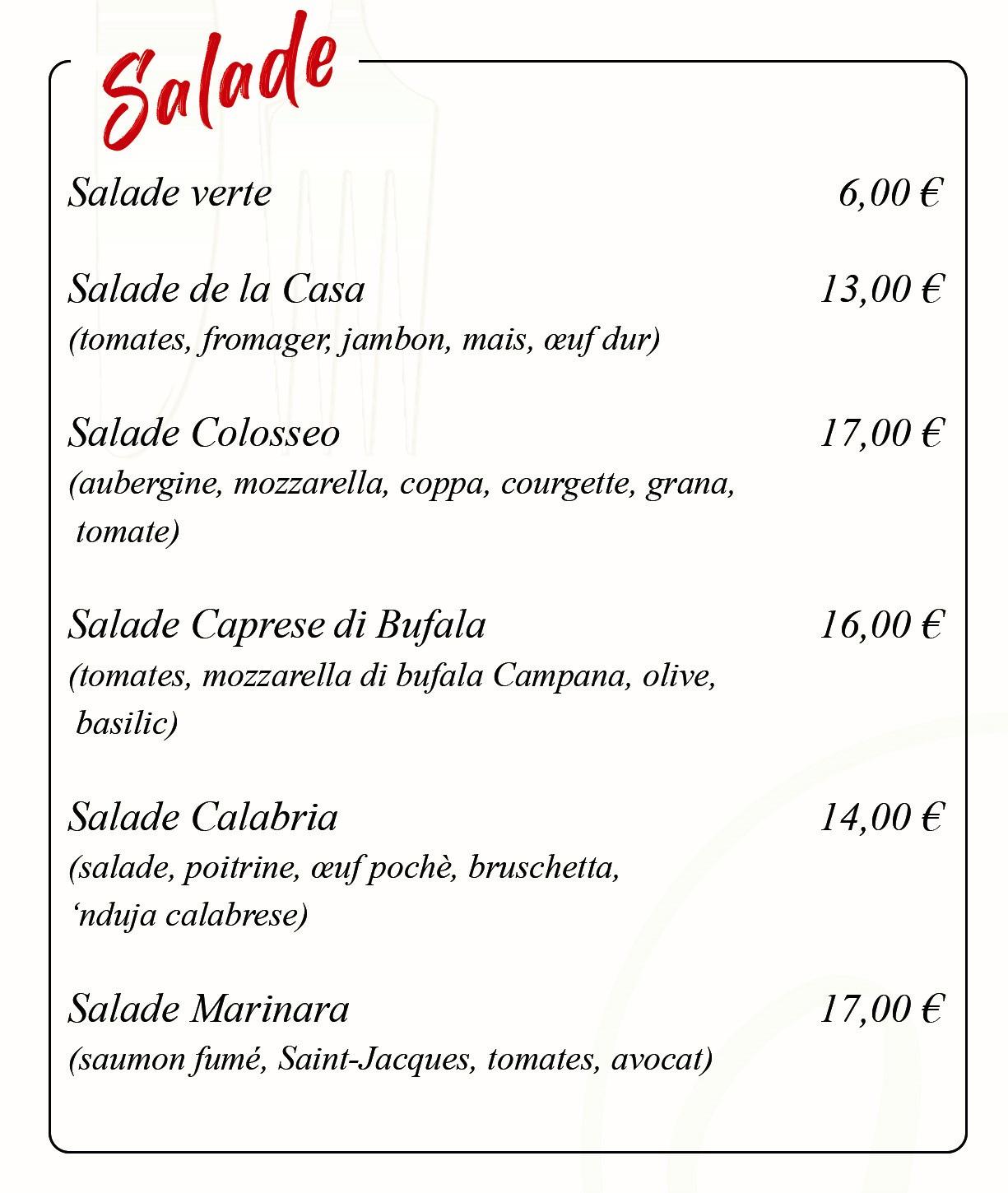 SALADES